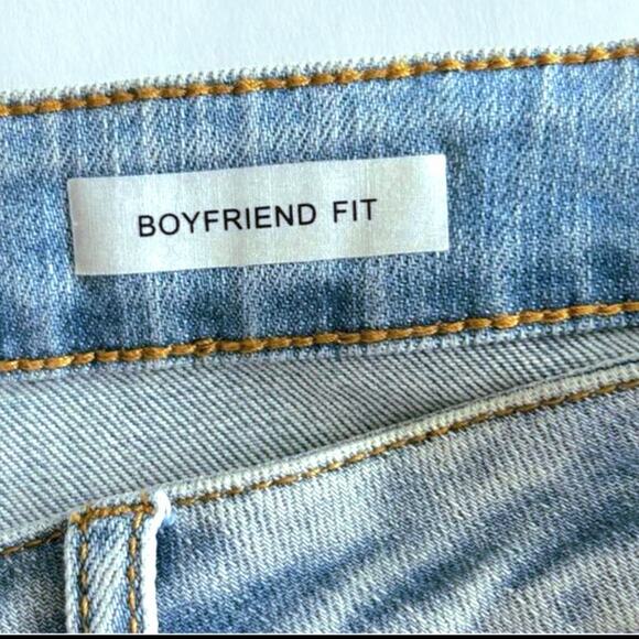 Judy Blue Distressed Blue Jeans Boyfriend Light Wash 15 32 14 Destroyed Ankle - Picture 10 of 15